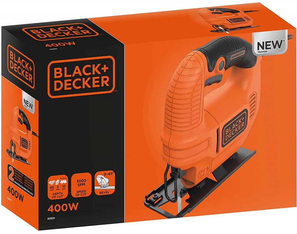 Black Decker BDCCS18E1-QW cirkelzaag, draadloos, 140 mm-18 V-1,5 Ah, 1 accu, in opbergtas