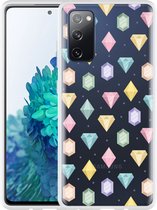 Hoesje Geschikt voor Samsung Galaxy A31 Hoesje Marmer Honeycomb