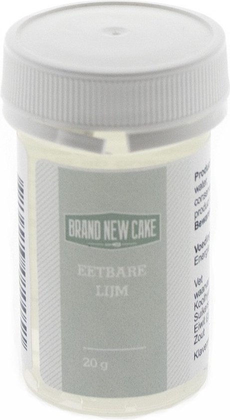 BrandNewCake® Eetbare Lijm 20g - Edible Glue - Voor Garnering en Taartdecoratie