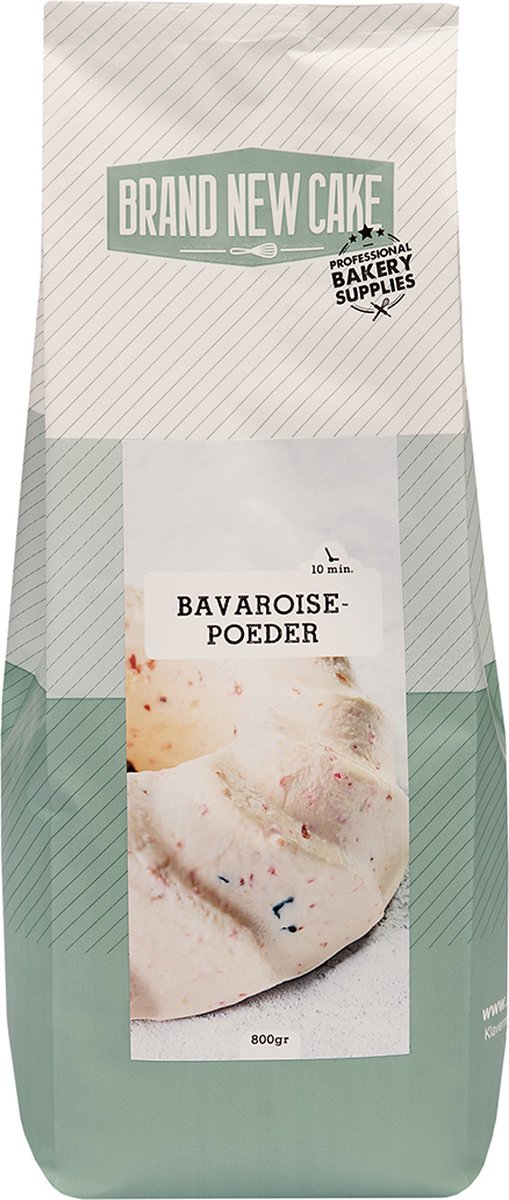 BrandNewCake® Bavarois Poeder Neutraal 800gr - Bavaroise Poedermix - Bavaroisepoeder