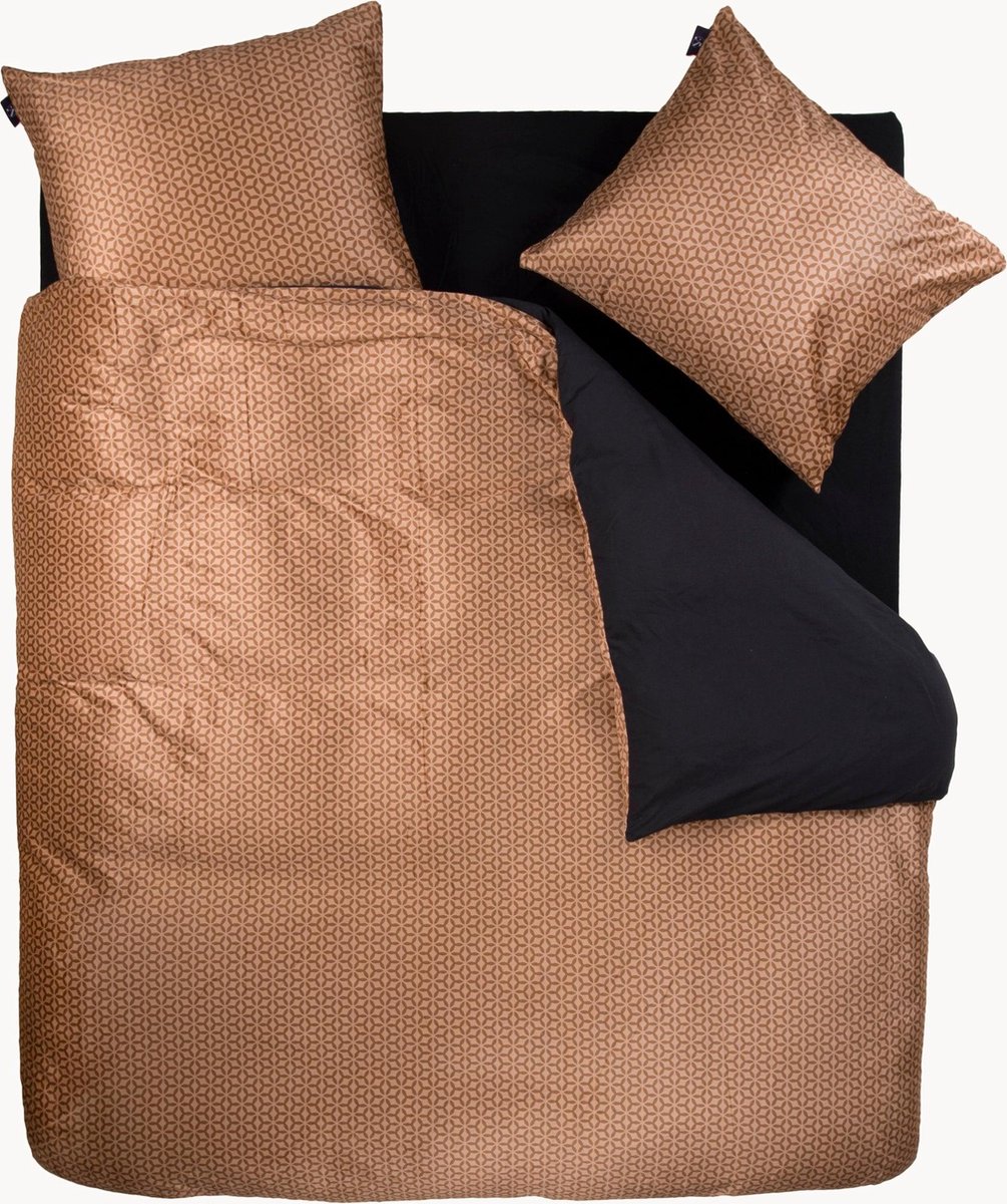 Y-NOT - Dekbedovertrek met kussenslopen - Fluweel/Velvet Enjoy The Little Things Terra - 2 Persoons - 200x200/220 cm