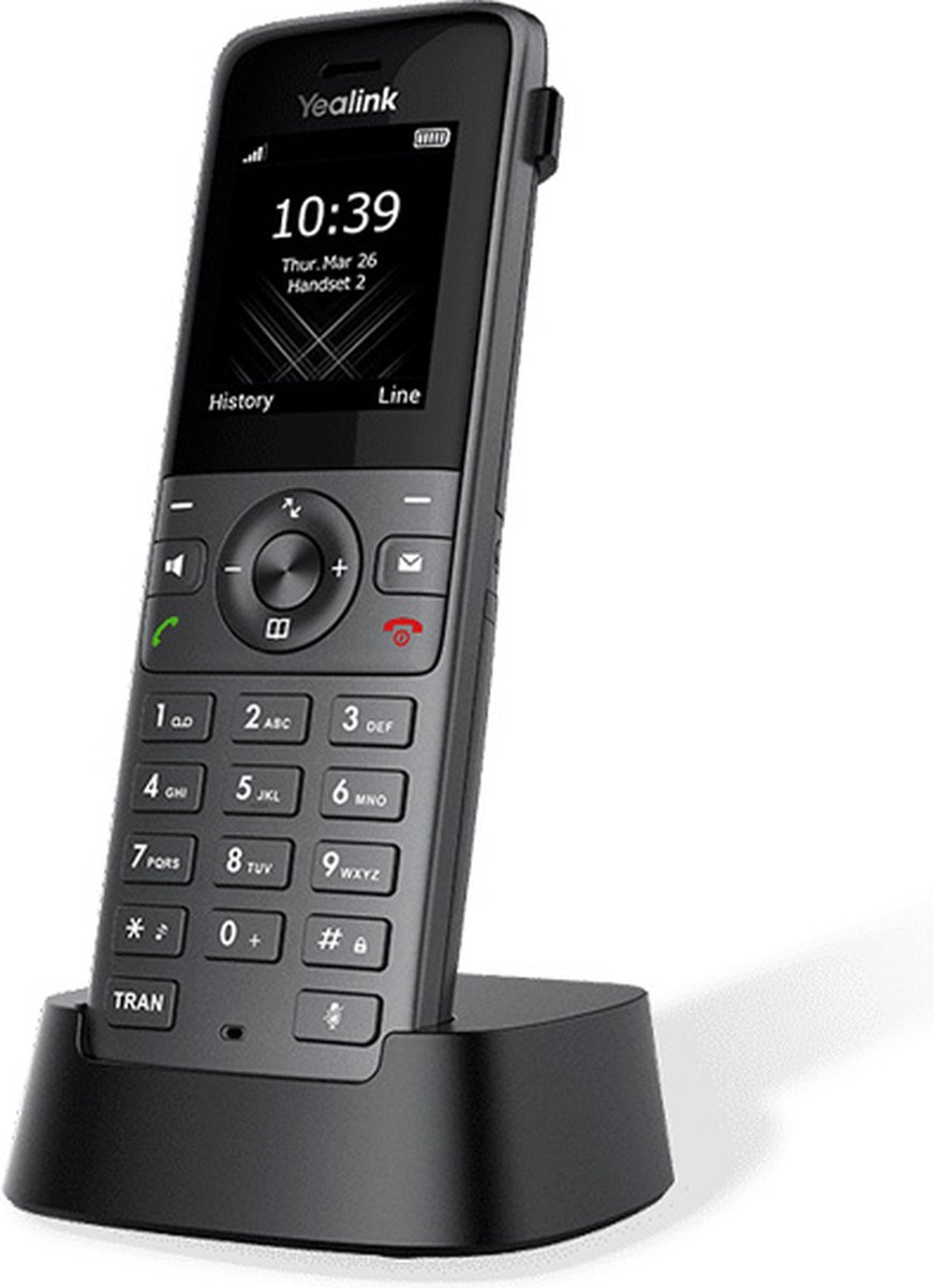 Yealink W73H IP telefoon Zwart 2 regels TFT Wifi