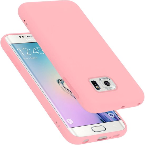 Coque Cadorabo pour Samsung Galaxy S6 EDGE en ROSE LIQUIDE - Coque de  protection en... | bol