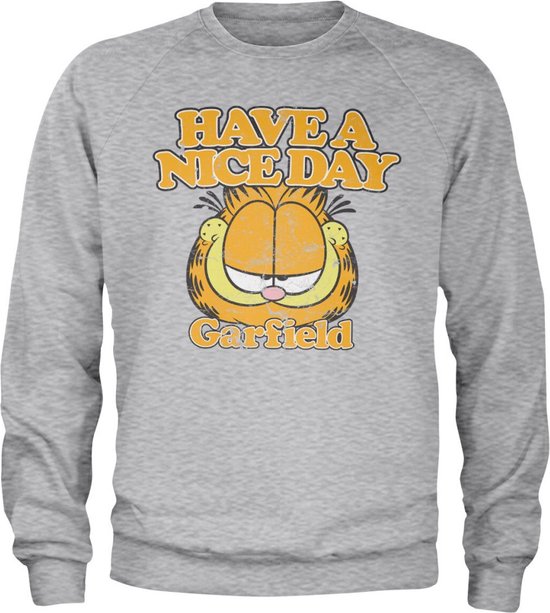 Garfield Sweater/trui -S- Have A Nice Day Grijs