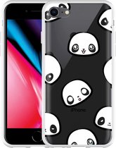 Cazy Design Hoesje - Geschikt voor iPhone 8 - Panda Emotions