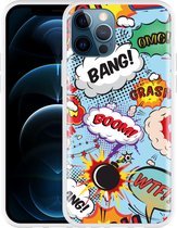 Geschikt voor Apple iPhone 12 Pro Hoesje Comic - Designed by Cazy