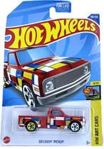 Hot Wheels Chevy 69 Pickup - 7 cm - Schaal 1:64 - Voertuig