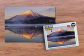 Puzzel Fuji berg vanuit het meer Yamanaka in het Aziatische Japan - Legpuzzel - Puzzel 1000 stukjes volwassenen