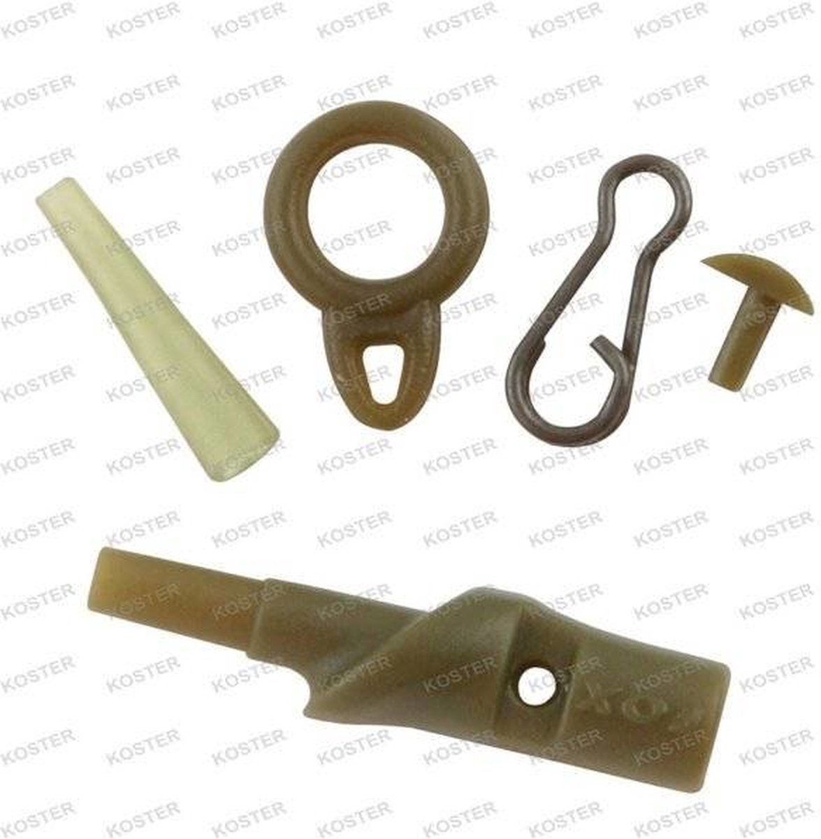 Fox Running Safety Clips camo brown