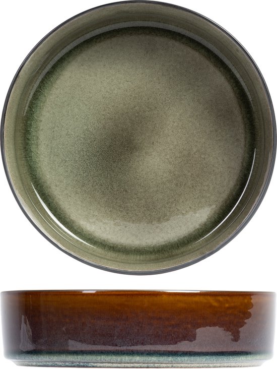 Assiette creuse verte Cosy & Trendy Quintana - Ø 23 cm