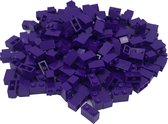 200 Bouwstenen 1x2 | Paars | Compatibel met Lego Classic | Keuze uit vele kleuren | SmallBricks