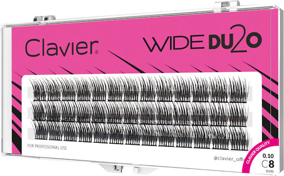 Clavier DU2O WIDE Wimperextensions – 8mm