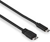 USB C naar Micro USB B kabel - 3.2 Gen 1 - 5 Gb/s - 0.6 meter - Zwart - Allteq