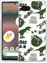 Case Anti-shock geschikt voor Google Pixel 6A Dinosaurus