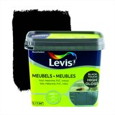 Levis Opfrisverf - Meubels Verf - High Gloss - Black Touch - 0.75L
