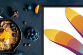 KitchenYeah® Inductie beschermer 78x78 cm - Een illustratie van een kleurrijke libelle - Kookplaataccessoires - Afdekplaat voor kookplaat - Inductiebeschermer - Inductiemat - Inductieplaat mat