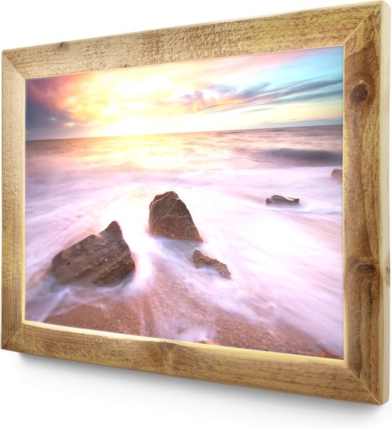 Led Schilderij - Sunset - 68 x 51 cm