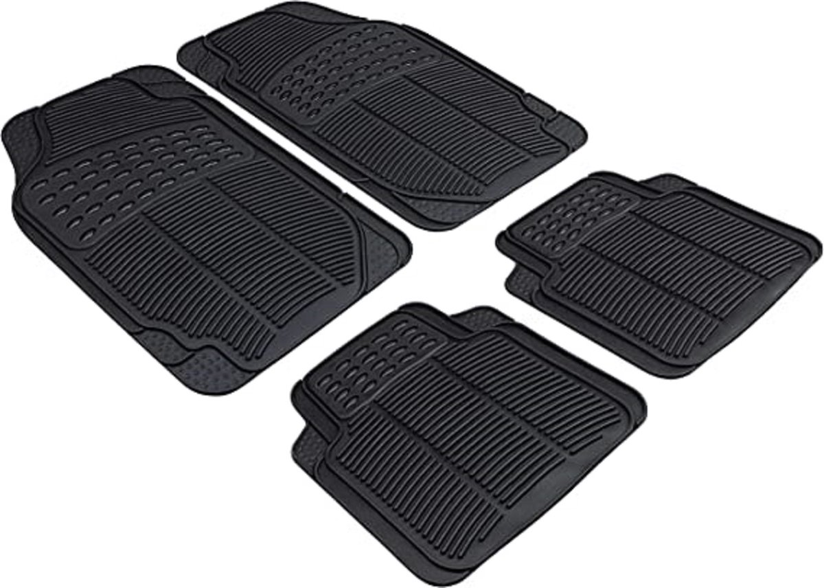 Rubberen matten - car mats, floor mats, high walls / automatten, vloermatten, hoogwandig kofferbak en binnenruimte, waterdicht en antislip 4