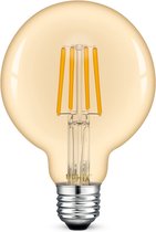 Yphix E27 LED filament lamp Atlas G95 gold 4W 1800K dimbaar - G95