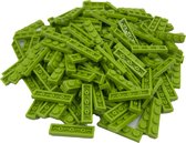 200 Bouwstenen 1x4 plate | Lime | Compatibel met Lego Classic | Keuze uit vele kleuren | SmallBricks