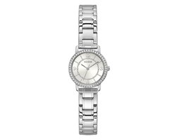 Guess Dames Horloge GW0468L1 Staal Quartz met Zilverkleurige Wijzerplaat en Zirkonia 32mm