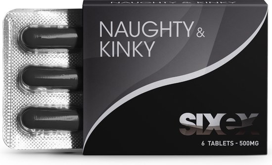 Sixex erectiepillen - Natuurlijke Viagra pillen voor mannen - Libido verhogende erectiepil man - Natuurlijk – Vervanger voor Kamagra - 6 stuks - Zwart