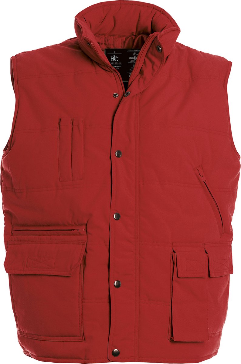Bodywarmer ‘Outdoor Explorer+’ merk B&C Rood