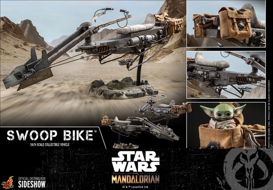 Hot Toys Swoop Bike Replica à l'échelle 1:6 - Hot Toys - La figurine Mandalorian