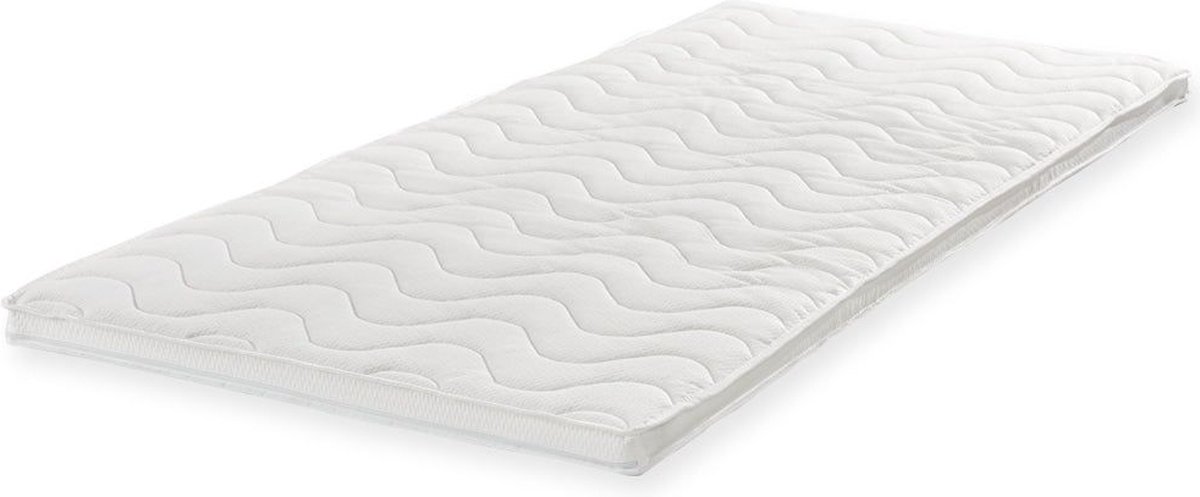 Goed Slapen Nederland Topdekmatras nasa traagschuim 130x190 cm Wit