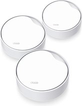 TP-Link Deco X50-PoE - Mesh WiFi - Wifi 6 - Dual-Band - Met PoE - 3000 Mbps - 3-pack