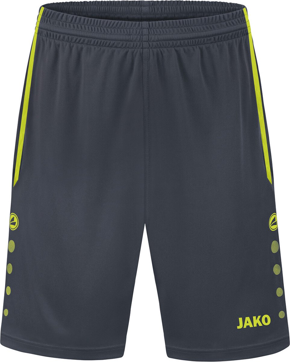 Jako - Short Allround - Donkergrijze Shorts-L