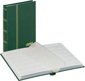 Lindner 1159 Postzegelalbum - Groen - KLEIN formaat - 32 blz. witte bladen - Postzegels - insteekalbum - insteek - compact – stockboek