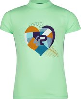 4PRESIDENT T-shirt meisjes - Neon Pastel Green - Maat 164 - Meiden shirt