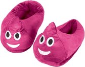 Emoticon sloffen roze poepjes voor kinderen 32-34