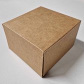 Boîte mini cake bio - 13 x 13 x 8 cm (par 100 pièces)