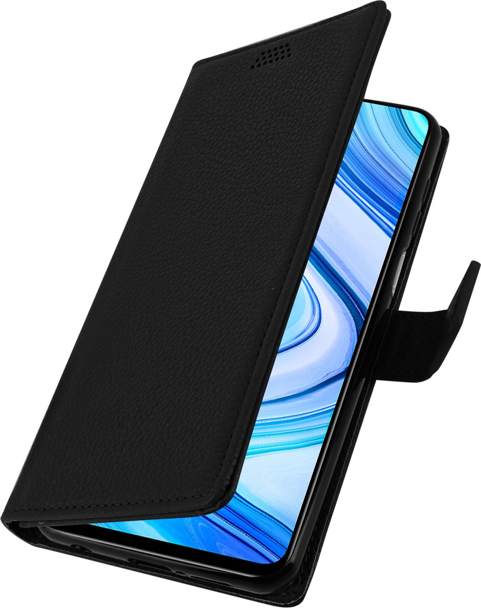 Cover Redmi Note 9 Pro Max/9 Pro/9S Flip Wallet Stand Video zwarte