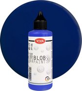 Viva Decor Blob Paint - 90ml - Schilderen- Verf - 3d effect - Nieuw, Kleurrijk - Ontspannend - Creative Hobby - DIY - Knutselen - Vrije tijd - Handwerken - Blauw