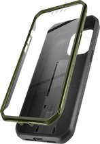 Supcase 360 Backcase hoesje met screenprotector Geschikt Voor iPhone 14 Plus - Groen