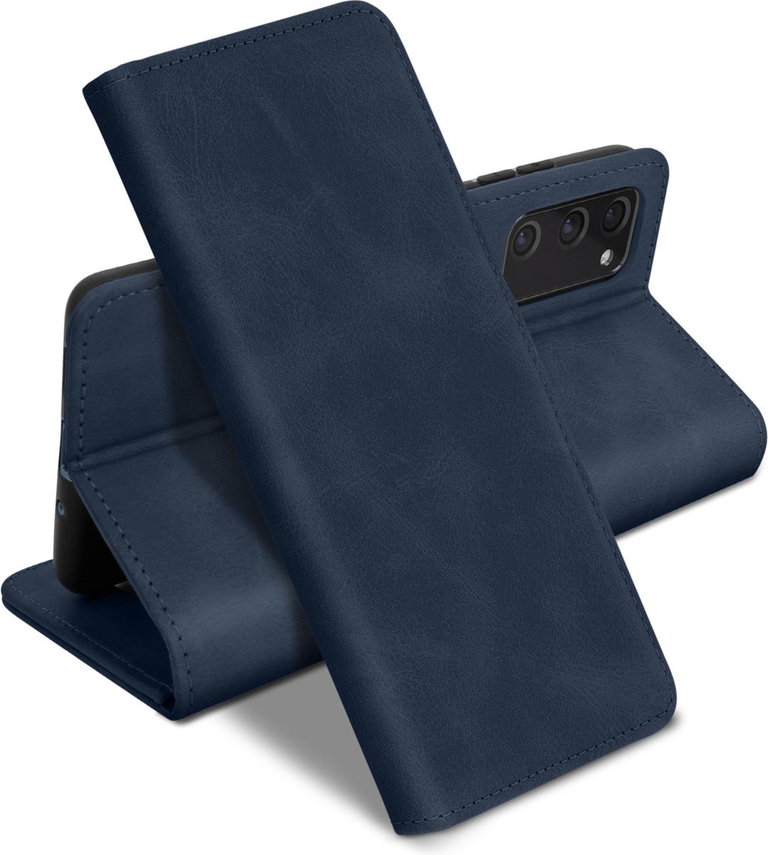 Geschikt voor Samsung Galaxy S20 FE Wallet Videohouder Magnetisch Tab blauw