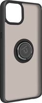 Geschikt voor Apple iPhone13 Mini Bi-materiaal Case Ring Video-Ondersteuning zwart
