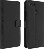Cover Geschikt voor Xiaomi Mi A1 Flip Wallet Stand Video zwarte