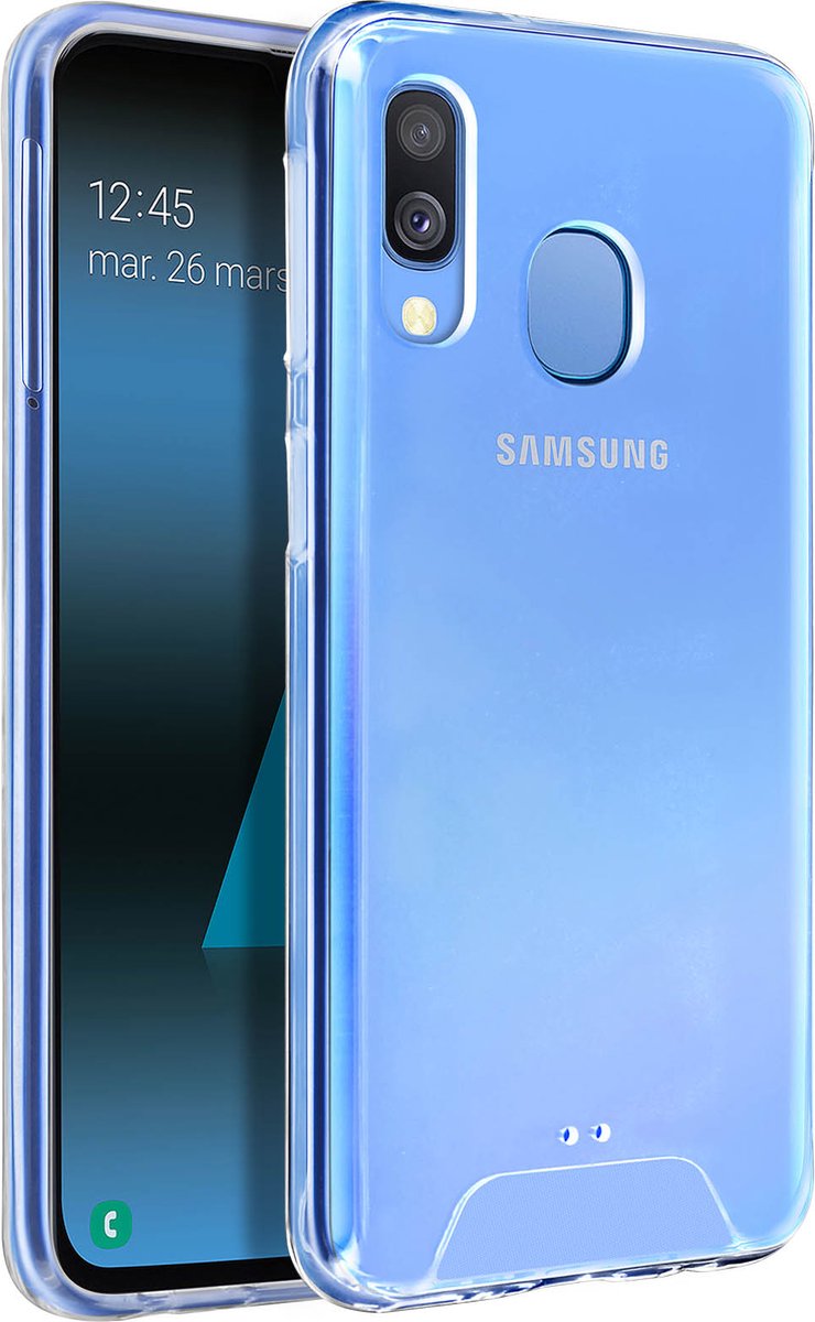 Geschikt voor Samsung Galaxy A40 Coins Bumper Collection Clear Crystal Case