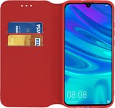 Hoes Geschikt voor Huawei P Smart 2019/Honor 10 Lite klep portefeuille, rood