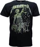 T-shirt Metallica Justice For All Vintage Band - Merchandise officielle