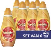 Robijn Specials Fleur & Fijn Vloeibaar Wasmiddel - 6 x 18 wasbeurten - Voordeelverpakking