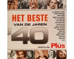 Het beste van de jaren 40 - Dubbel CdGlenn Miller, Marlene Dietrich, Vera Lynn, Bing Crosby, Doris Day, Malando, Edith Piaf, Eddy Christiani -
