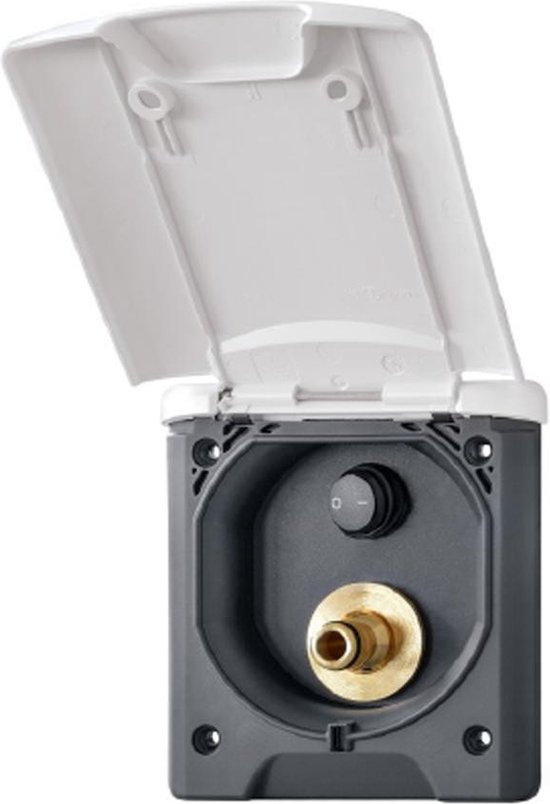 Buiten kruis schakelaar - Merk: EGB Soort: Opbouw IP waarde: IP44 Spanning: 230 V Type: Kruis