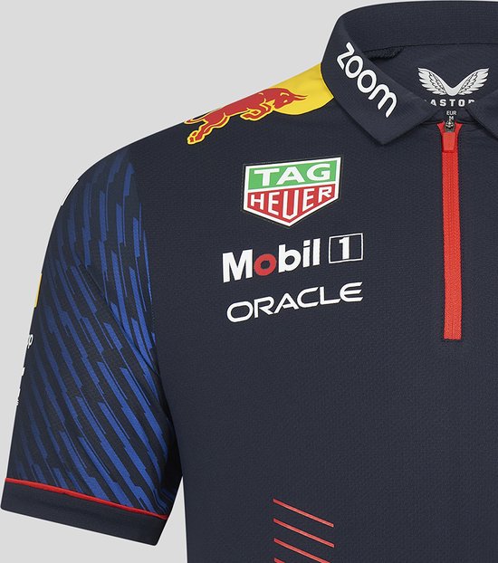 Heren - Team Polo Red Bull Racing 2023 XL - Max Verstappen van Red Bull Racing — afbeelding 3