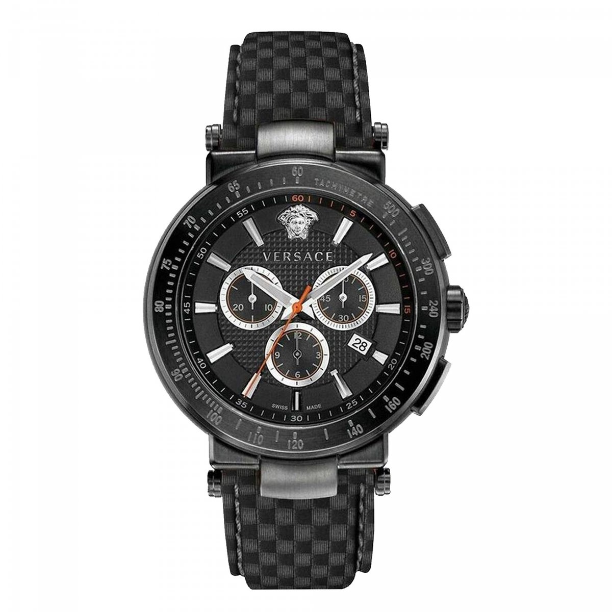 Versace VEFG02020 horloge mannen - Roestvrij Staal - zwart