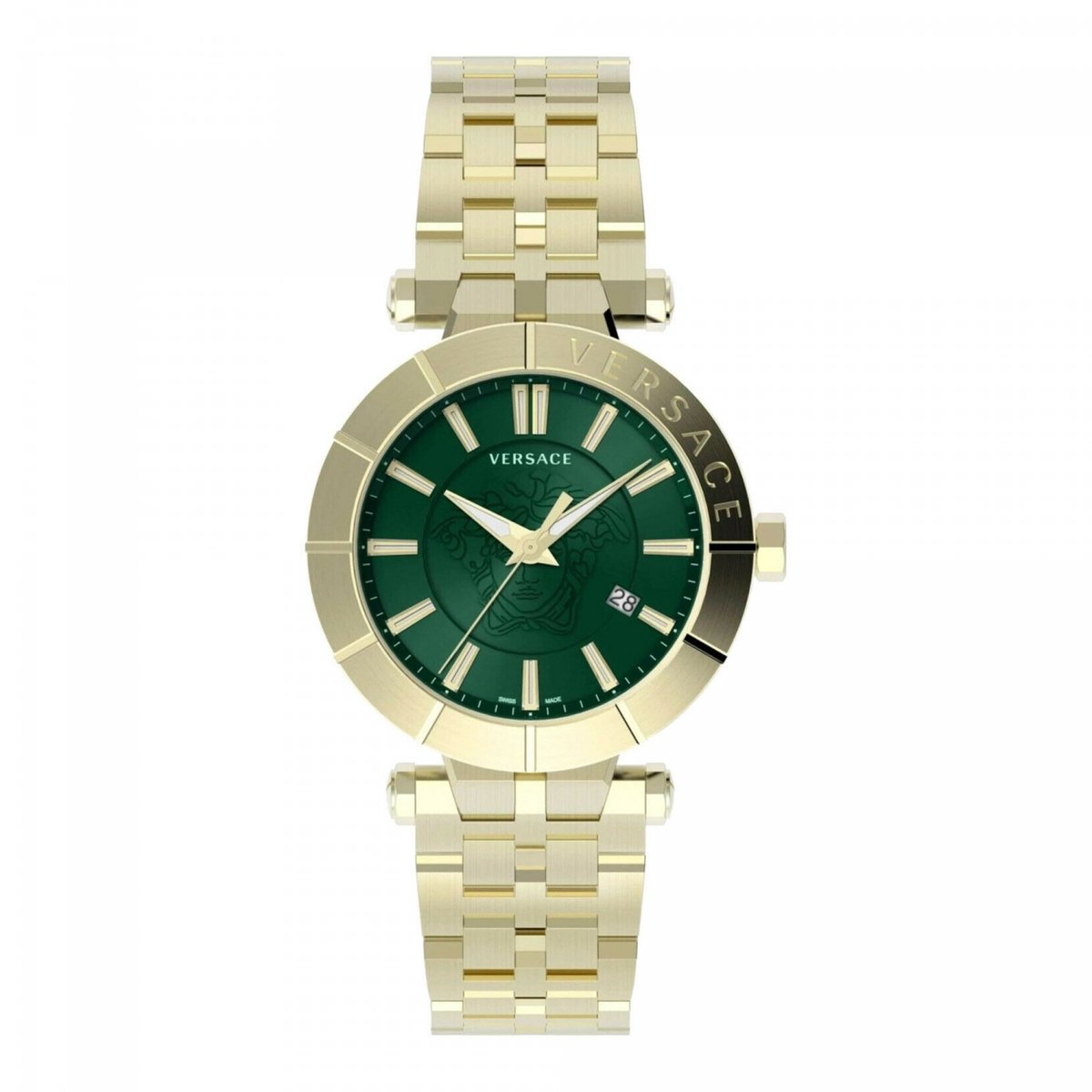 Versace VE2B00621 horloge mannen - Roestvrij Staal - goud